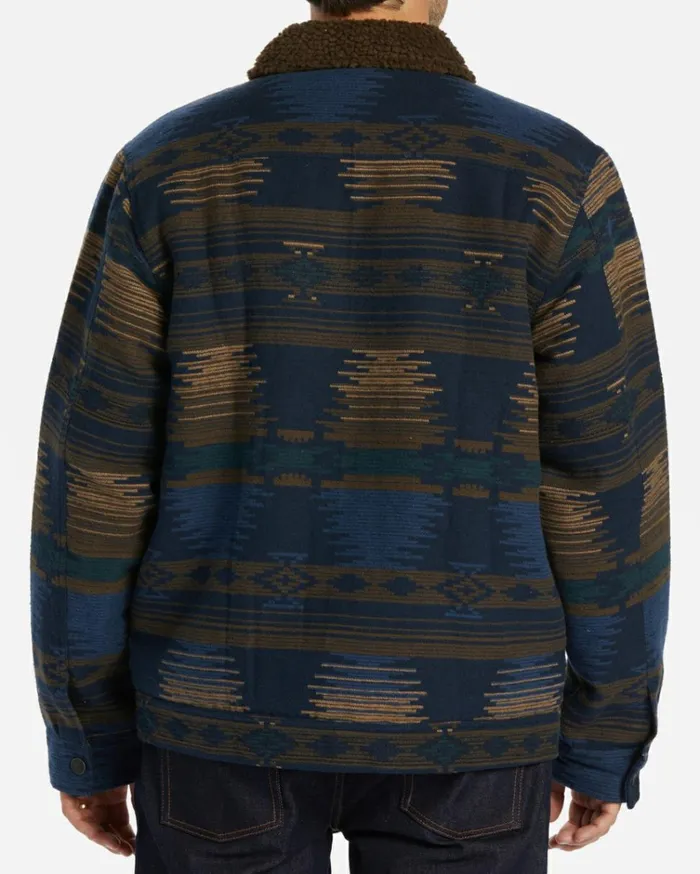 Barlow Sherpa Lined Jacket Navy Men Billabong Jackets