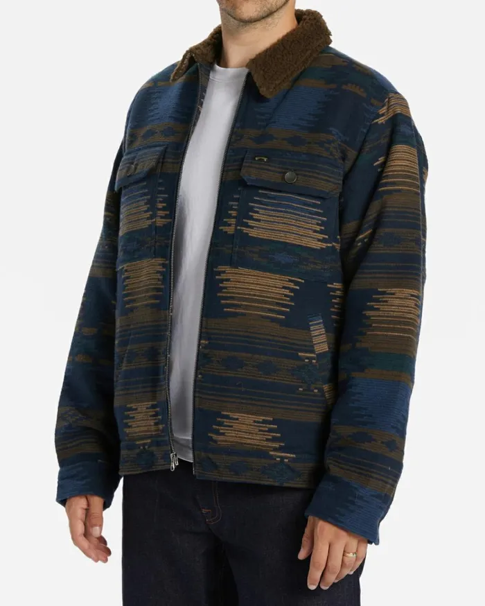 Barlow Sherpa Lined Jacket Navy Men Billabong Jackets