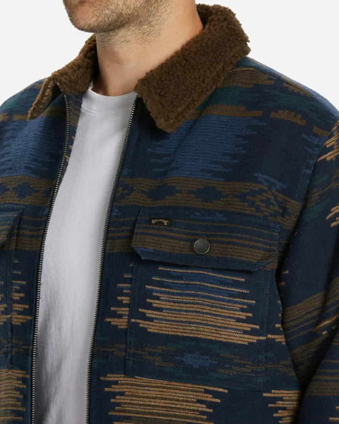 Barlow Sherpa Lined Jacket Navy Men Billabong Jackets