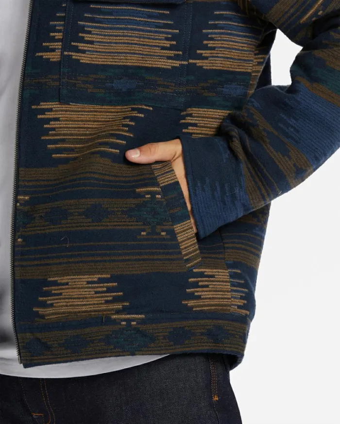 Barlow Sherpa Lined Jacket Navy Men Billabong Jackets