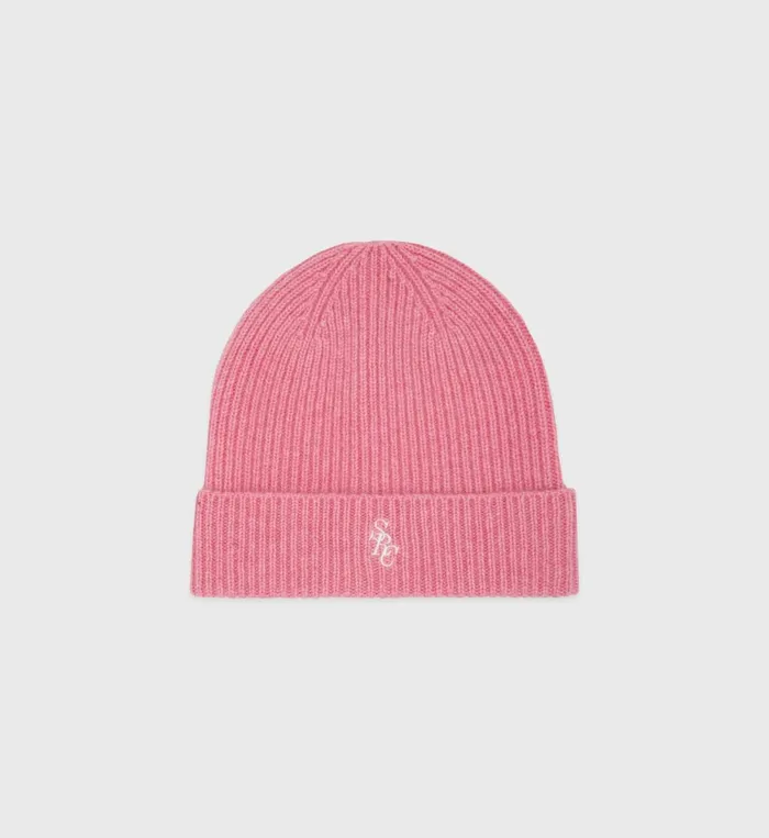 Beanies and Scarves Women Sporty and Rich SRC Cashmere Beanie 8211 Pink