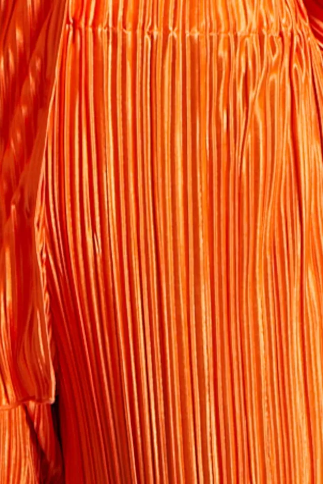 Beca Pants 8211 High Waisted Plisse Flared Pants In Bright Orange Women Showpo Curve Clothes