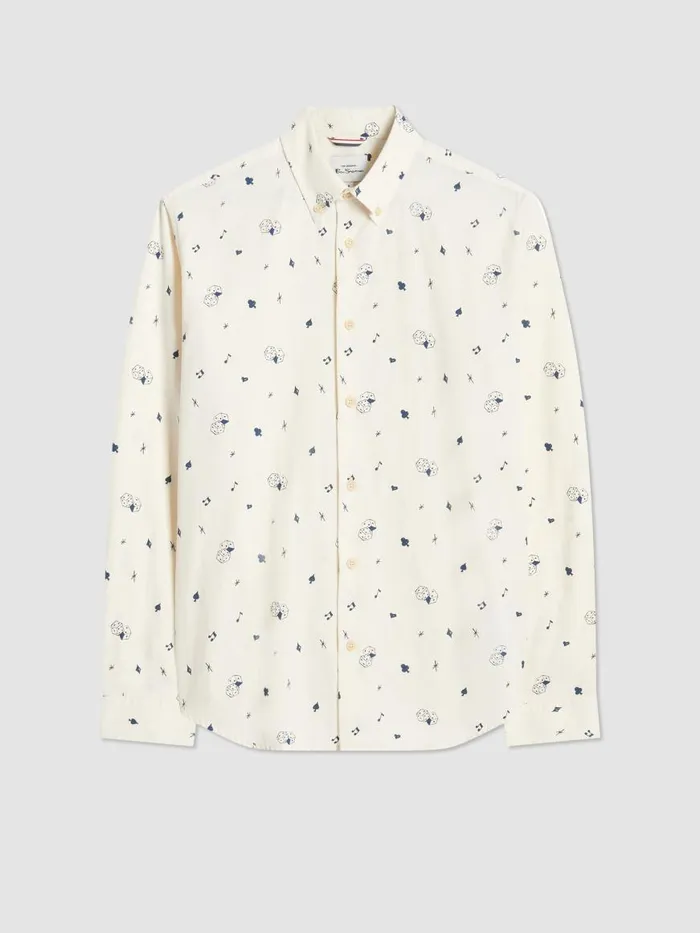 Ben Sherman Archive Print Shirts Men Conversational Icon Print Shirt Ben Sherman Archive Print Shirts Men Conversational Icon Print Shirt