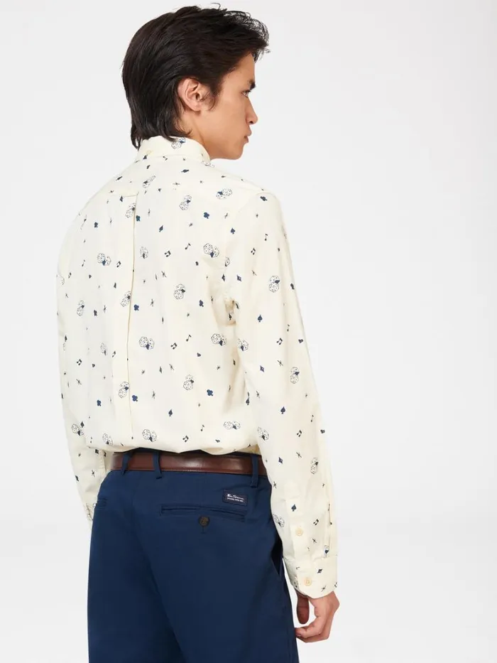 Ben Sherman Archive Print Shirts Men Conversational Icon Print Shirt Ben Sherman Archive Print Shirts Men Conversational Icon Print Shirt