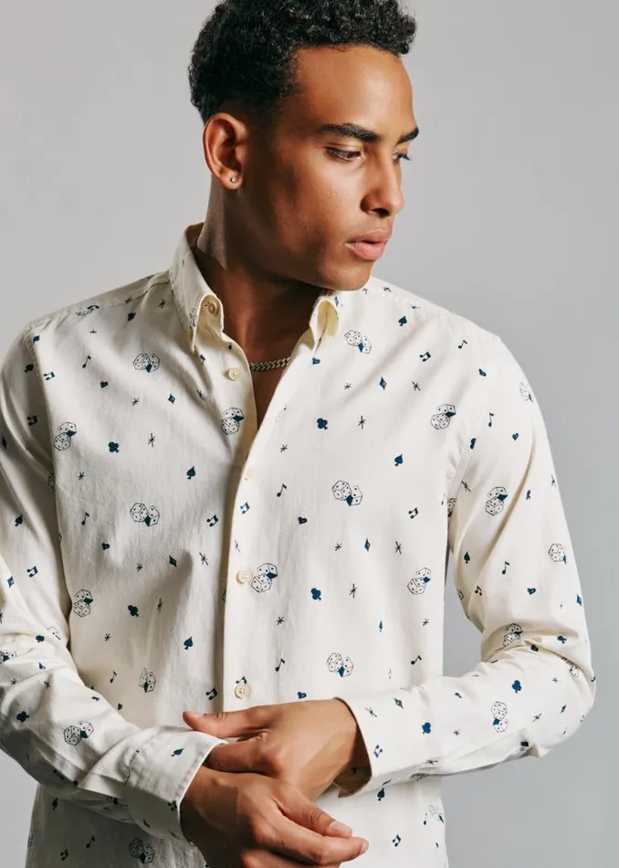 Ben Sherman Archive Print Shirts Men Conversational Icon Print Shirt Ben Sherman Archive Print Shirts Men Conversational Icon Print Shirt