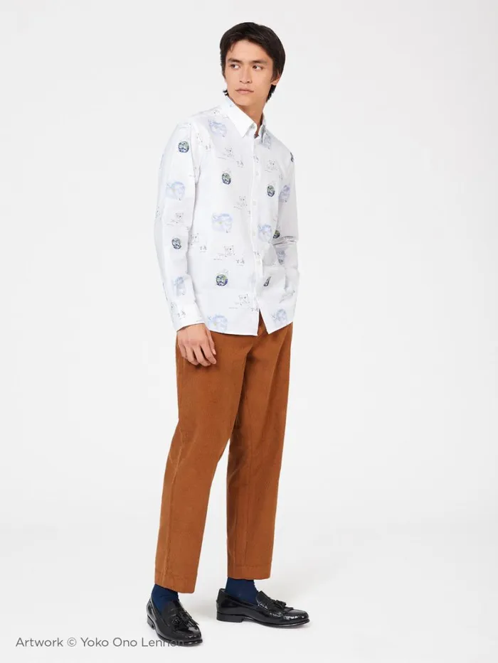 Ben Sherman Archive Print Shirts Men Lennon Sketches Print Shirt Ben Sherman Archive Print Shirts Men Lennon Sketches Print Shirt