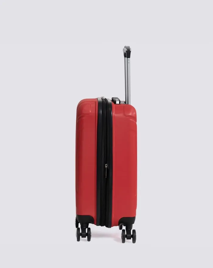 Ben Sherman Bags and Luggage Men Derby Hardside Carry On Luggage 8211 Lipstick Red