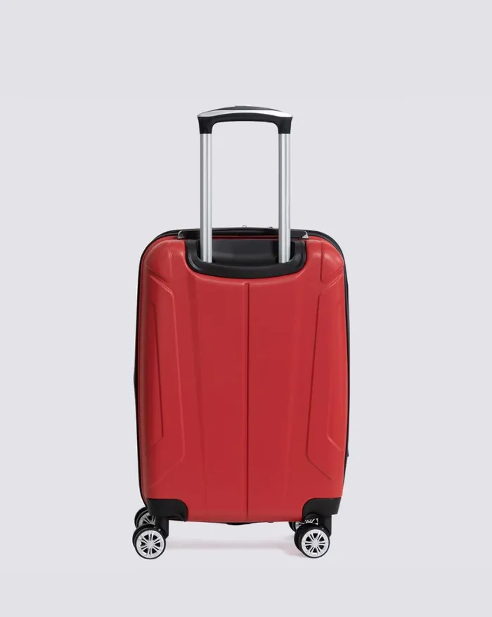 Ben Sherman Bags and Luggage Men Derby Hardside Carry On Luggage 8211 Lipstick Red