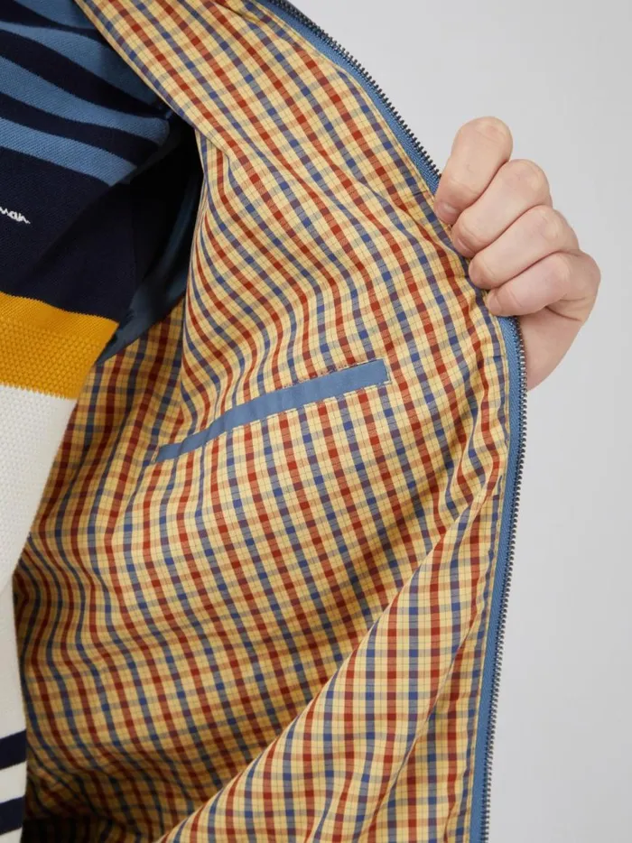 Ben Sherman Harrington Jackets Men Signature Harrington Jacket 8211 Blue Shadow Ben Sherman Harrington Jackets Men Signature Harrington Jacket 8211 Blue Shadow