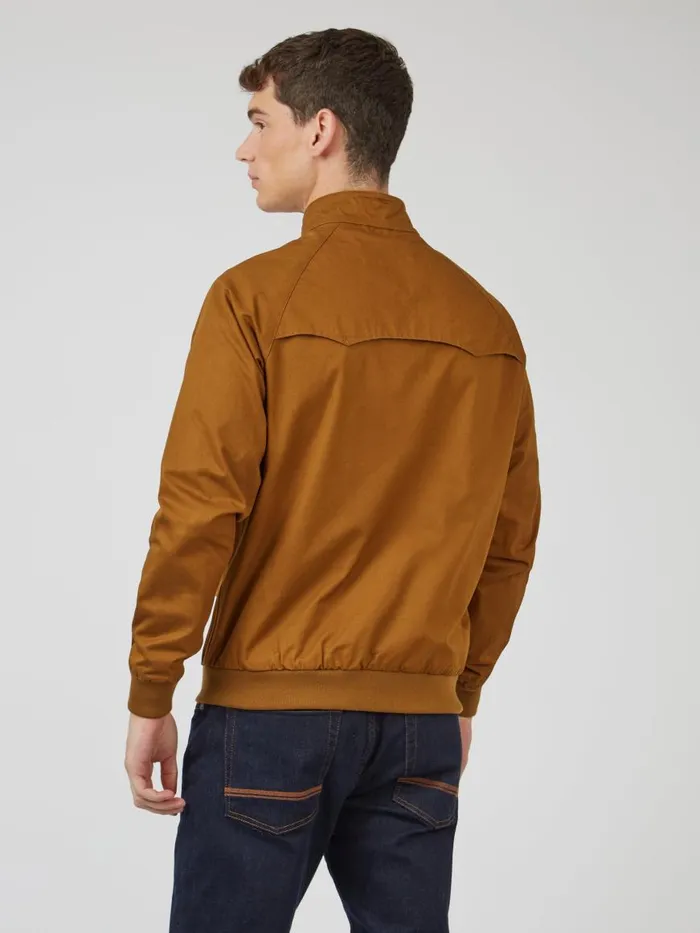 Ben Sherman Harrington Jackets Men Signature Harrington Jacket 8211 Bronze