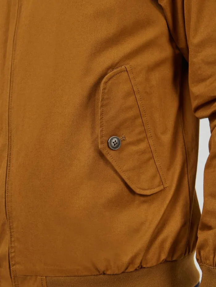 Ben Sherman Harrington Jackets Men Signature Harrington Jacket 8211 Bronze