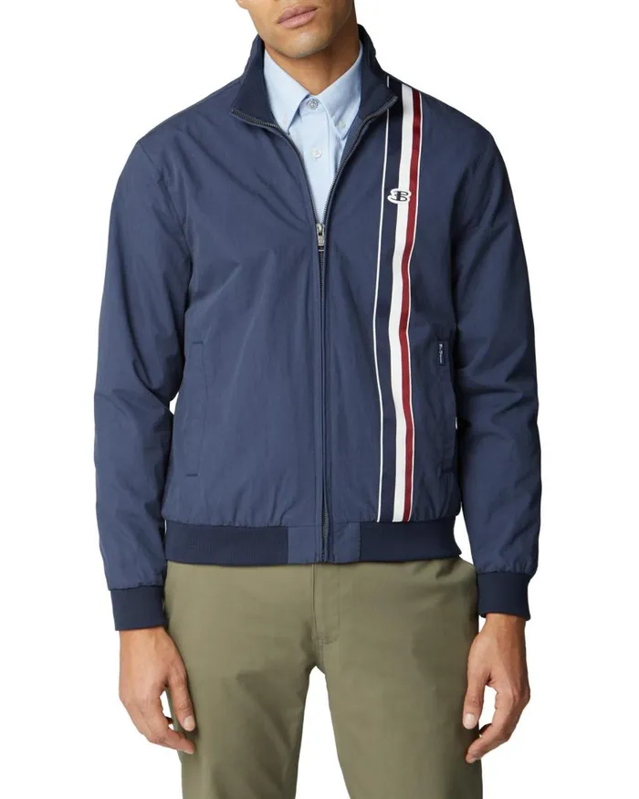 Ben Sherman Harrington Jackets Men Sports Harrington Jacket 8211 Navy