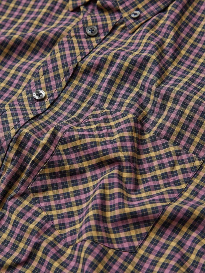 Ben Sherman Heritage Check Shirts Men Signature LongSleeve House Check Shirt 8211 Grape