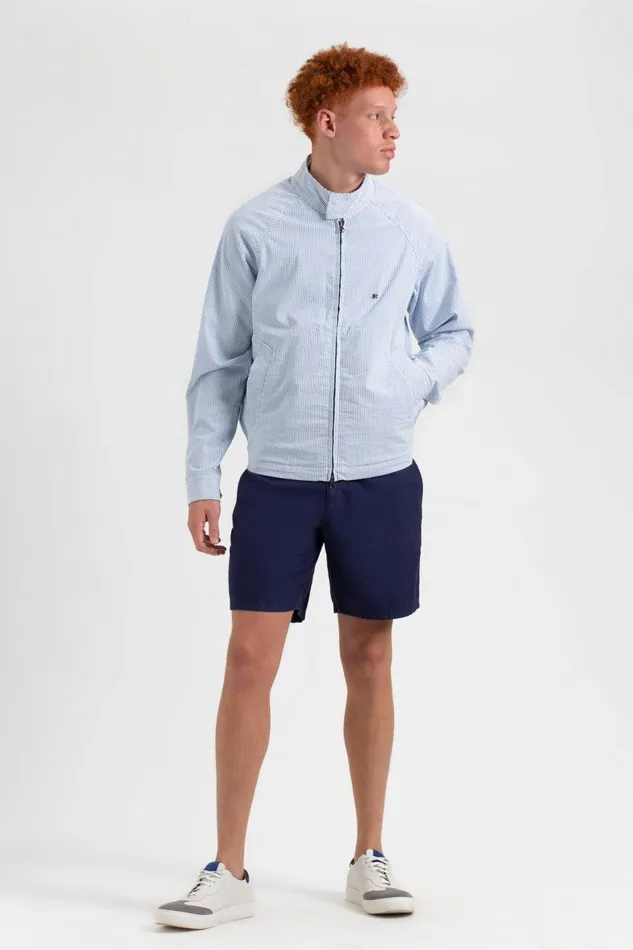 Ben Sherman Jackets and Outerwear Men Seersucker Ivy League Harrington Jacket Ben Sherman Jackets and Outerwear Men Seersucker Ivy League Harrington Jacket