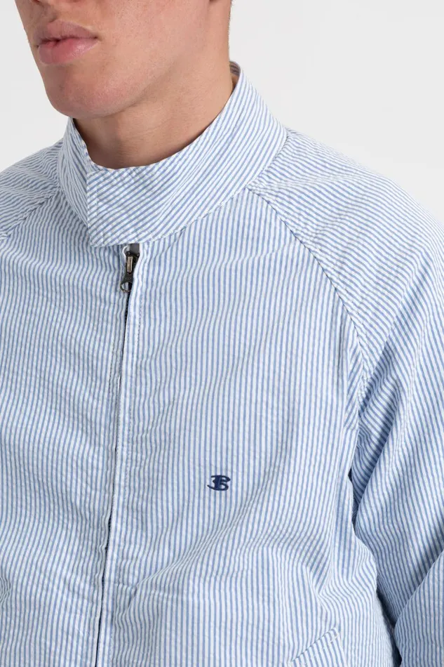 Ben Sherman Jackets and Outerwear Men Seersucker Ivy League Harrington Jacket Ben Sherman Jackets and Outerwear Men Seersucker Ivy League Harrington Jacket