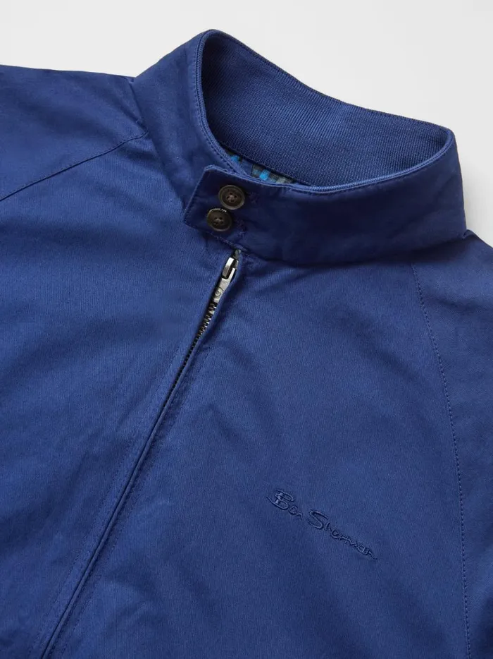 Ben Sherman Jackets and Outerwear Men Signature Harrington Jacket 8211 Royal