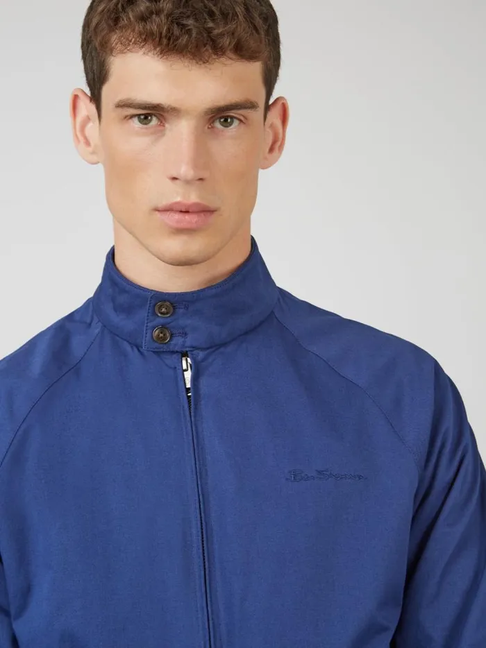 Ben Sherman Jackets and Outerwear Men Signature Harrington Jacket 8211 Royal