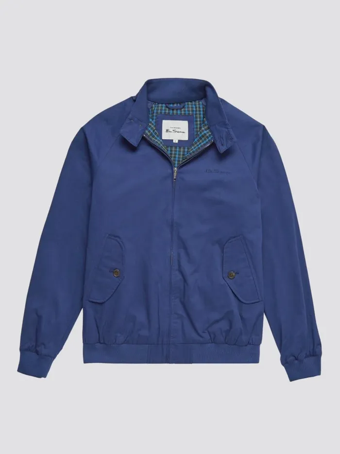 Ben Sherman Jackets and Outerwear Men Signature Harrington Jacket 8211 Royal