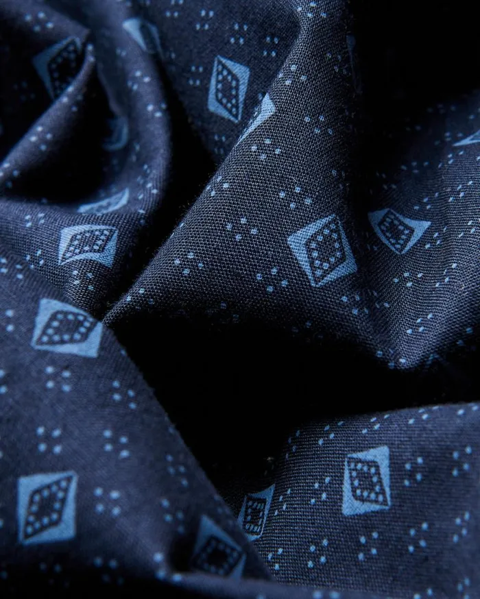 Ben Sherman Long Sleeve Shirts Men Signature Geo Print Shirt 8211 Midnight Ben Sherman Long Sleeve Shirts Men Signature Geo Print Shirt 8211 Midnight