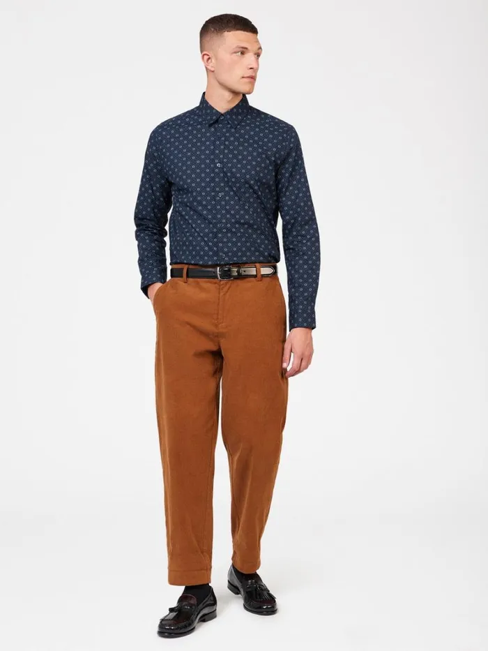 Ben Sherman Long Sleeve Shirts Men Signature Geo Print Shirt 8211 Midnight Ben Sherman Long Sleeve Shirts Men Signature Geo Print Shirt 8211 Midnight