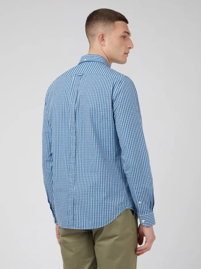Ben Sherman Long Sleeve Shirts Men Signature Gingham LongSleeve Shirt