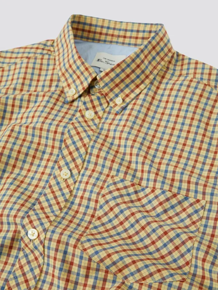 Ben Sherman Long Sleeve Shirts Men Signature House Check LongSleeve Shirt 8211 Lemon Ben Sherman Long Sleeve Shirts Men Signature House Check LongSleeve Shirt 8211 Lemon
