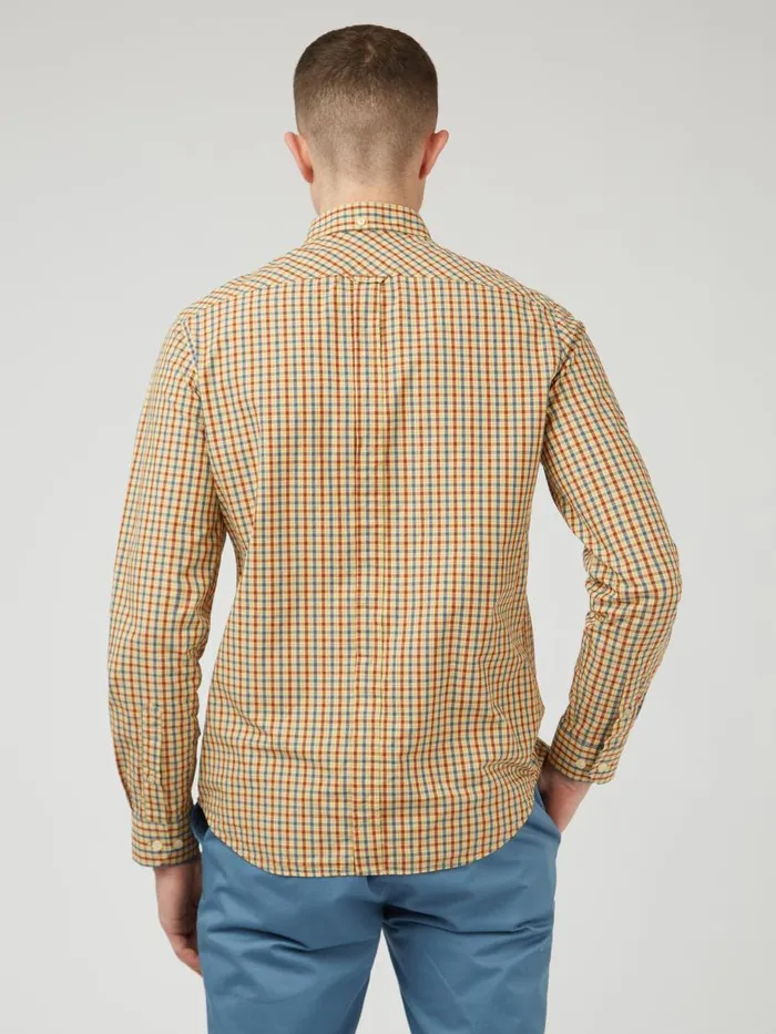 Ben Sherman Long Sleeve Shirts Men Signature House Check LongSleeve Shirt 8211 Lemon Ben Sherman Long Sleeve Shirts Men Signature House Check LongSleeve Shirt 8211 Lemon