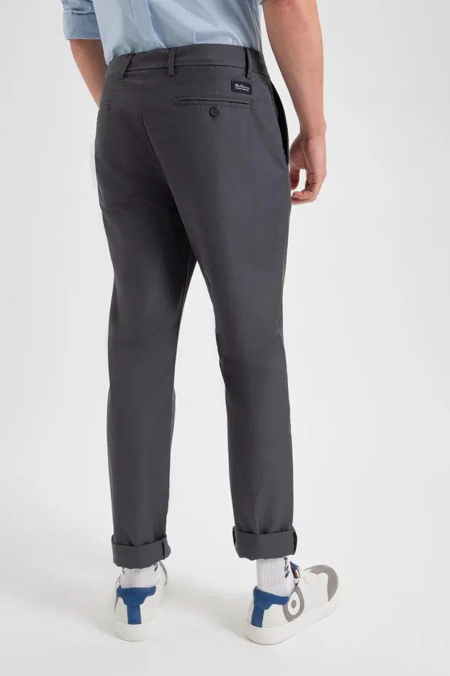 Ben Sherman Pants and Chinos Men Everyday Slim Fit Chino Pant 8211 Charcoal