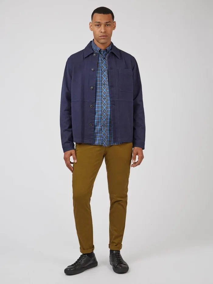Ben Sherman Pants and Chinos Men Signature Skinny Stretch Chino Pant 8211 Bronze
