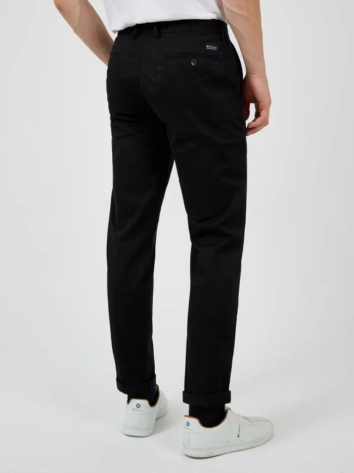 Ben Sherman Pants and Chinos Men Signature Slim Stretch Chino Pant 8211 Black