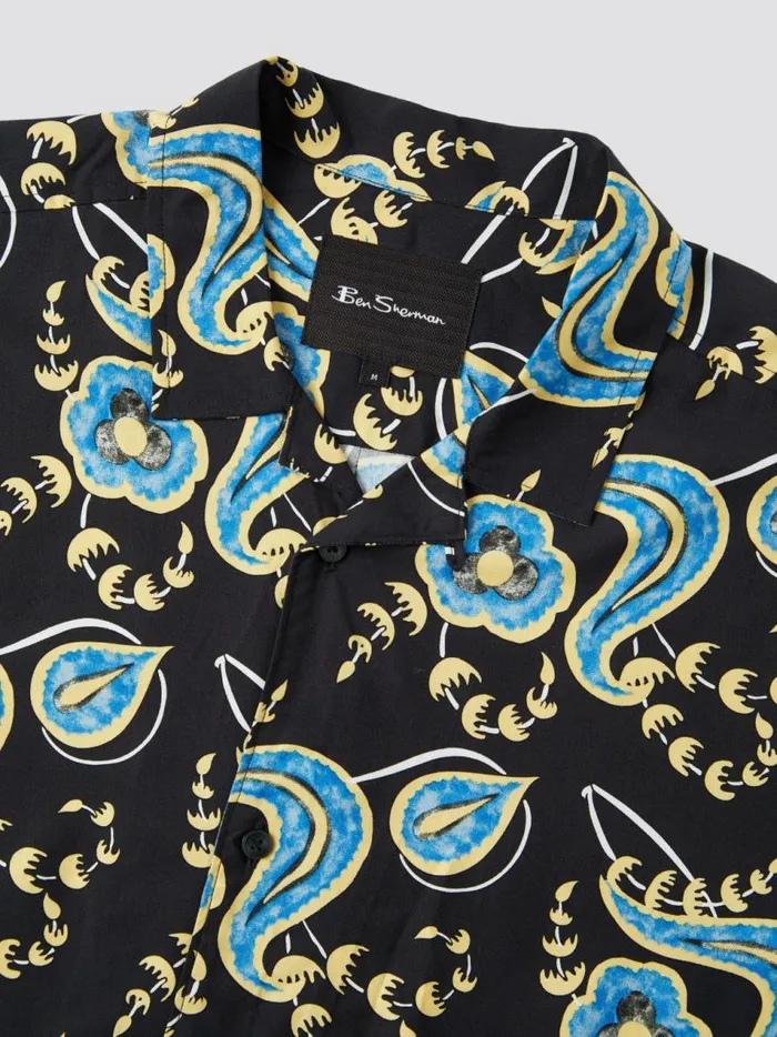 Ben Sherman Short Sleeve Shirts Men B By Floral Print Shirt Ben Sherman Short Sleeve Shirts Men B By Floral Print Shirt