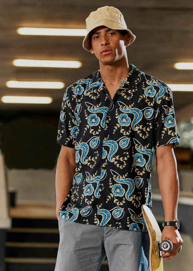Ben Sherman Short Sleeve Shirts Men B By Floral Print Shirt Ben Sherman Short Sleeve Shirts Men B By Floral Print Shirt