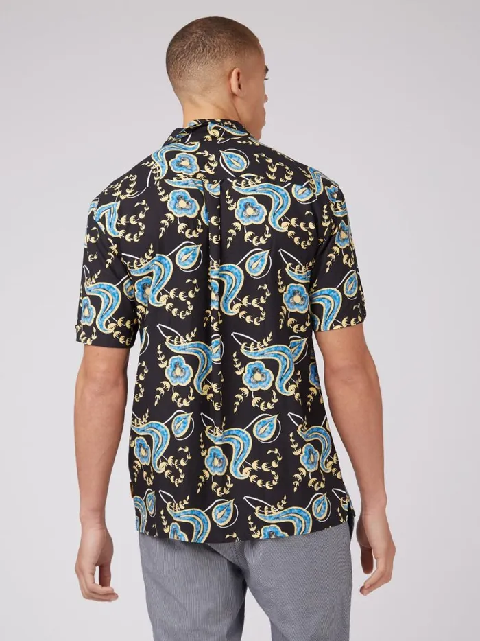 Ben Sherman Short Sleeve Shirts Men B By Floral Print Shirt Ben Sherman Short Sleeve Shirts Men B By Floral Print Shirt