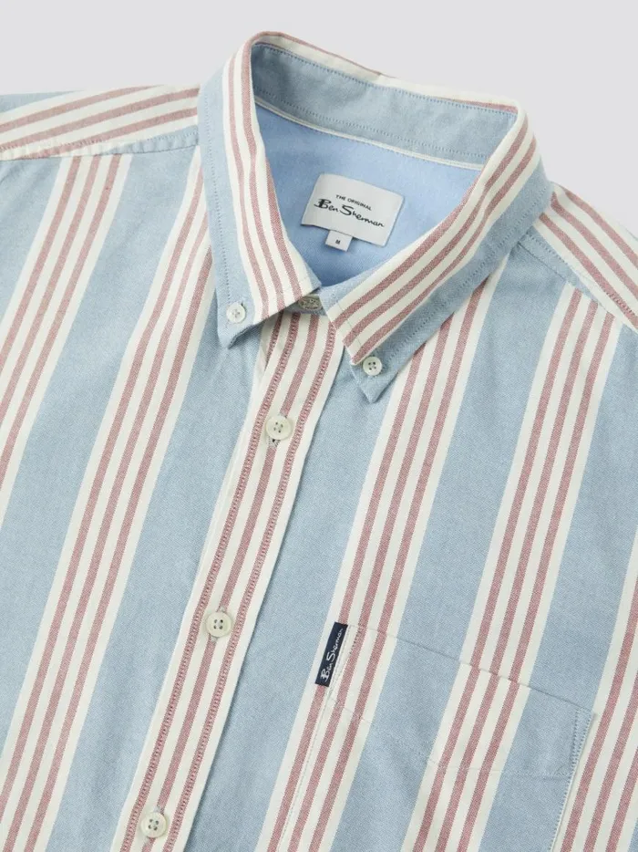 Ben Sherman Short Sleeve Shirts Men Ivy Block Stripe ShortSleeve Shirt Ben Sherman Short Sleeve Shirts Men Ivy Block Stripe ShortSleeve Shirt