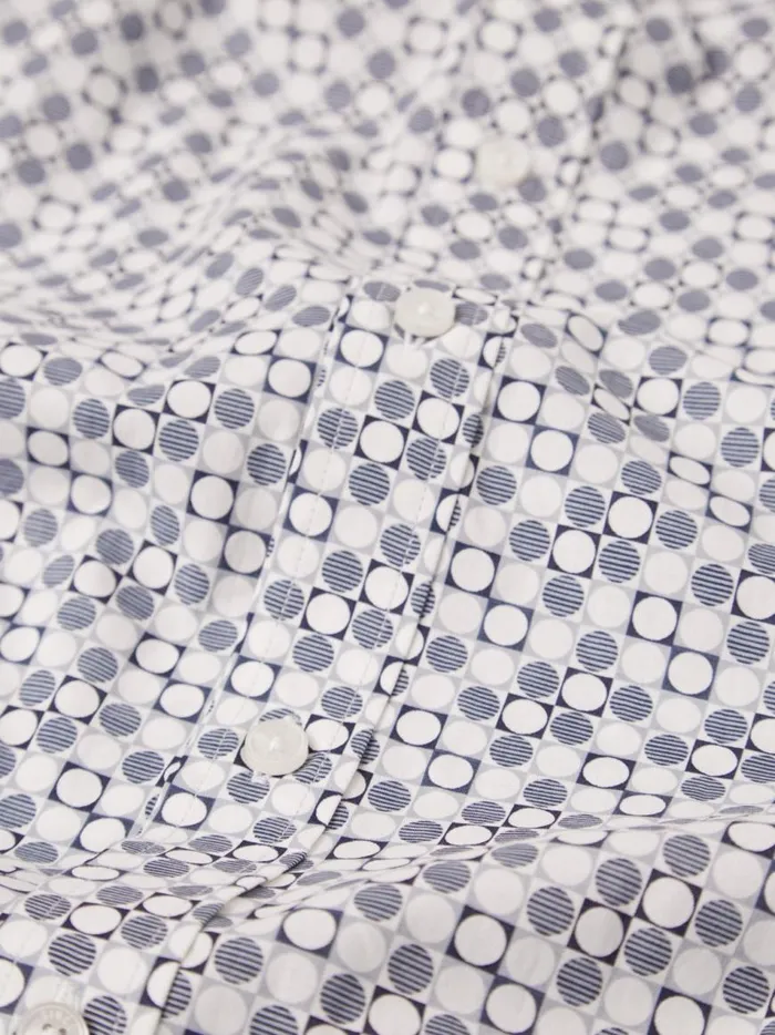 Ben Sherman Short Sleeve Shirts Men Mod Geo Print ShortSleeve Shirt 8211 Light Blue Ben Sherman Short Sleeve Shirts Men Mod Geo Print ShortSleeve Shirt 8211 Light Blue