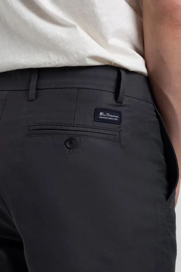 Ben Sherman Shorts Men Everyday Slim Fit Chino Short 8211 Charcoal