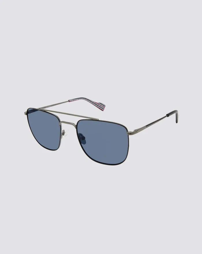 Ben Sherman Sunglasses Men Barking Polarized Aviator Square Eco Sunglasses 8211 Grey
