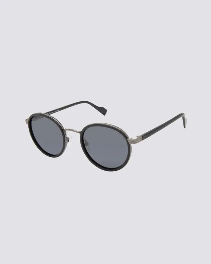 Ben Sherman Sunglasses Men Manchester Polarized Round Eco Sunglasses 8211 Black