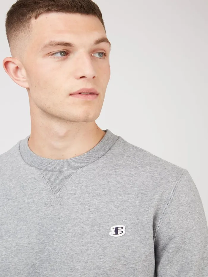 Ben Sherman Sweatshirts and Hoodies Men B By Crewneck Sweatshirt 8211 Steel