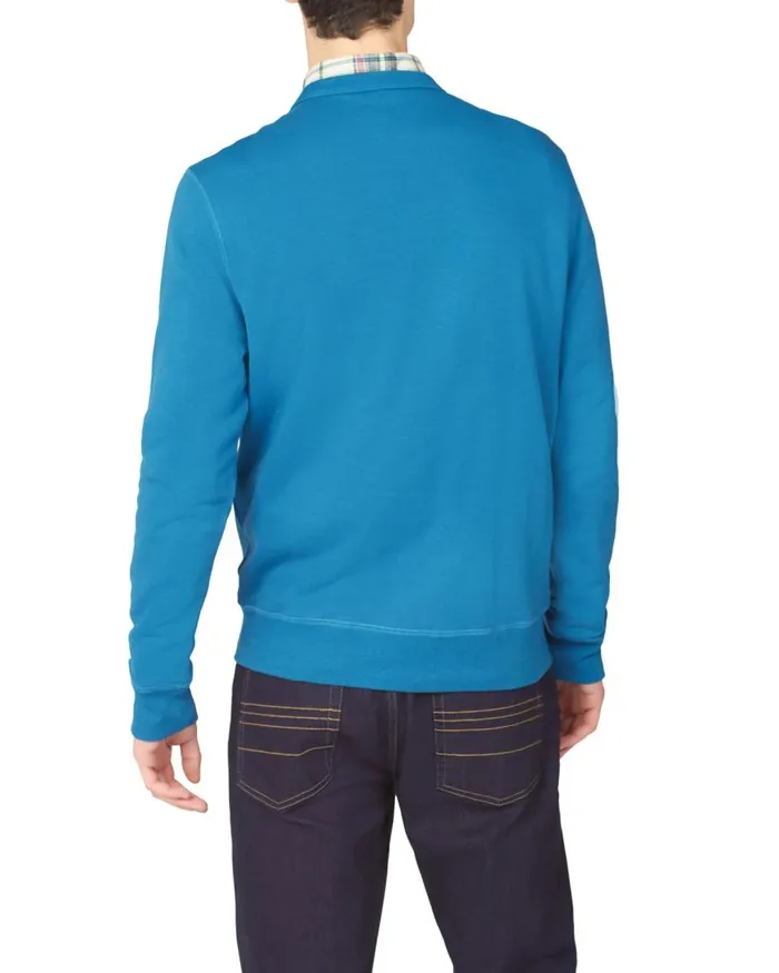 Ben Sherman Sweatshirts and Hoodies Men Signature Logo Sweatshirt 8211 Petrol