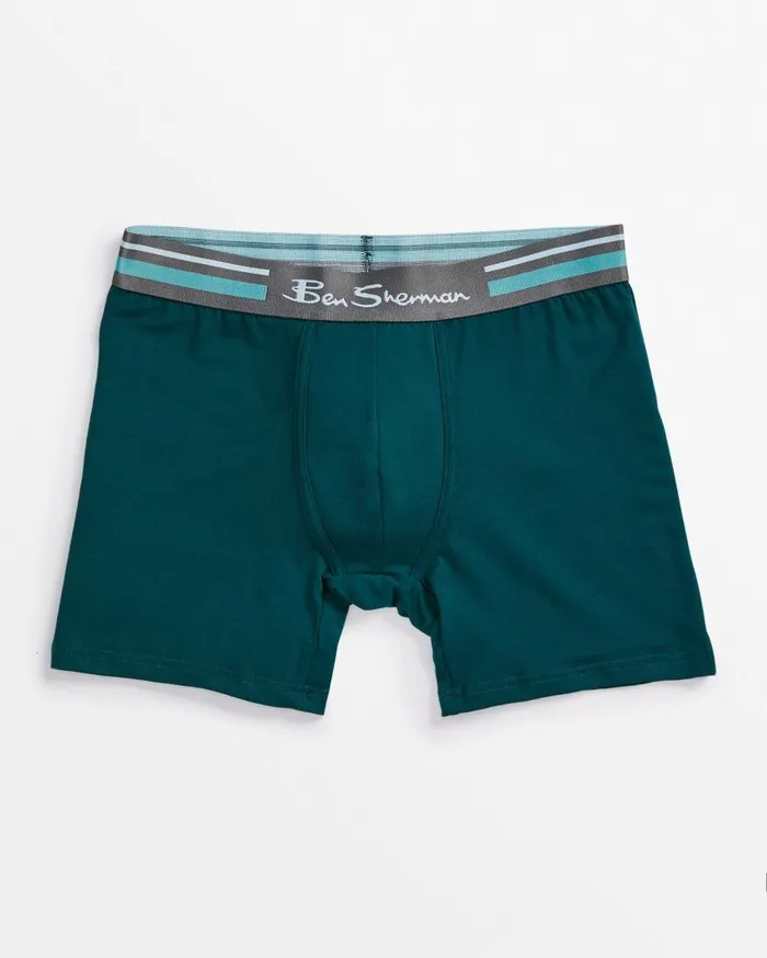 Ben Sherman Underwear Men 4Pack Microfiber Boxer Briefs 8211 Green