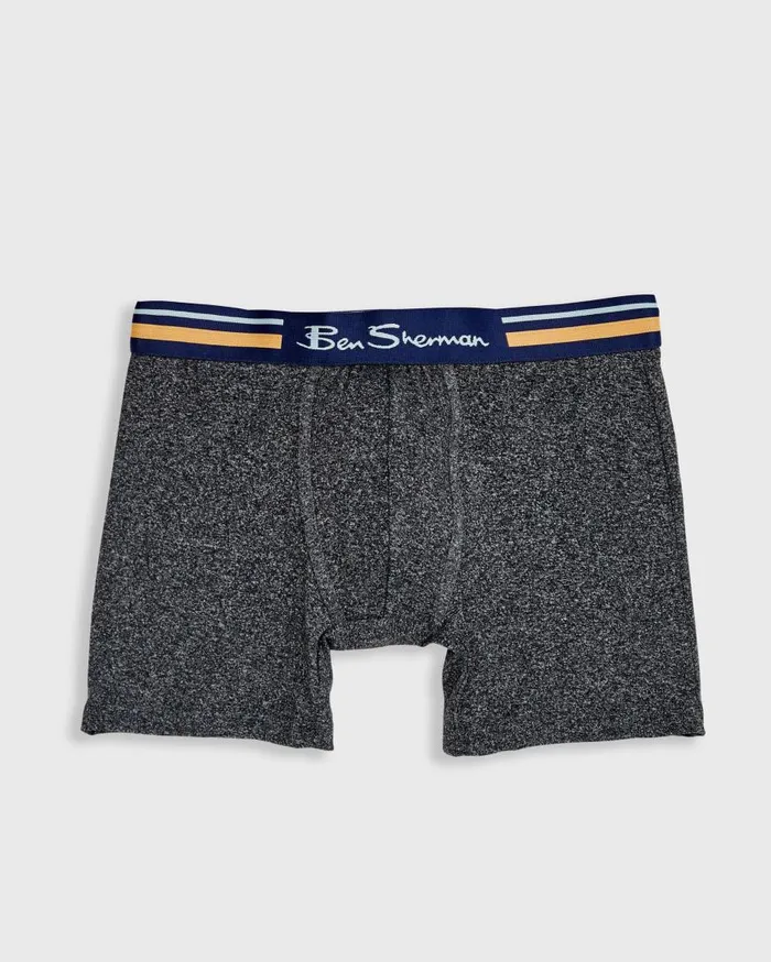 Ben Sherman Underwear Men 4Pack Microfiber Boxer Briefs 8211 NavyGreyBlack