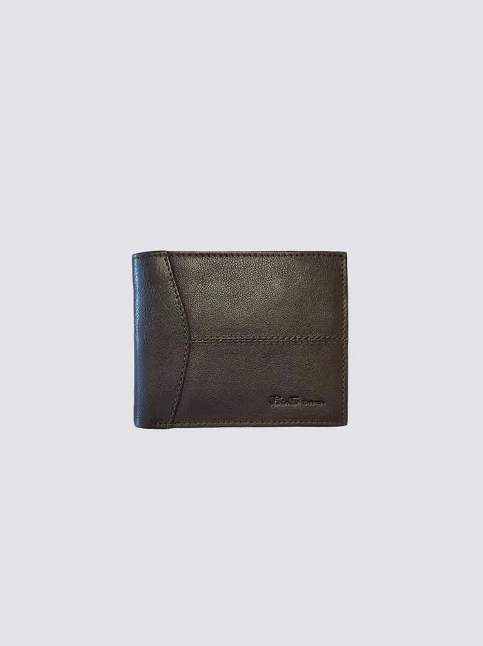 Ben Sherman Wallets and Card Holders Men Cooke Bill Fold Leather Wallet 8211 Brown