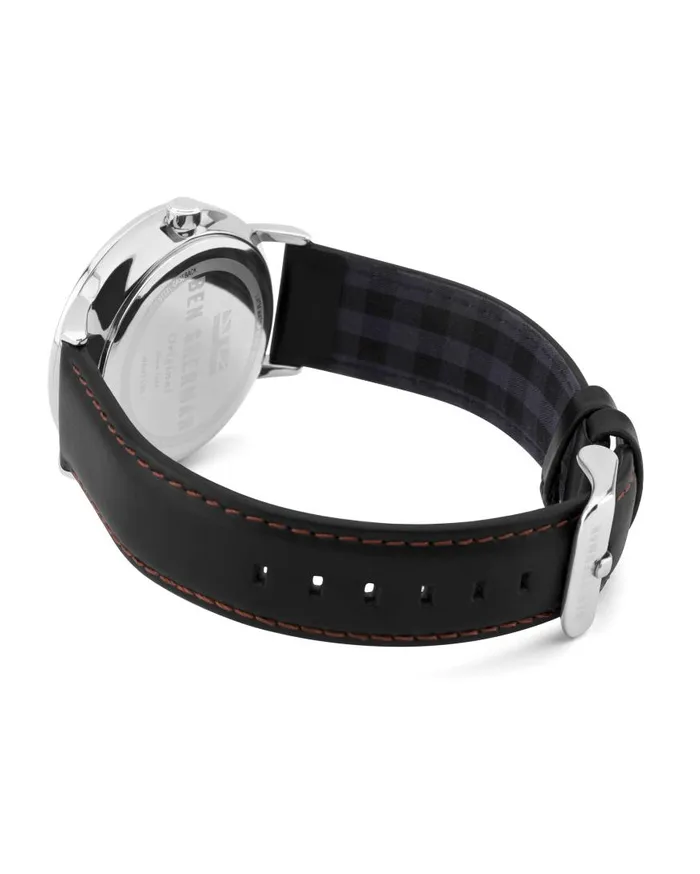 Ben Sherman Watches Men Portobello Professional Watch 8211 BlackBlackSilver