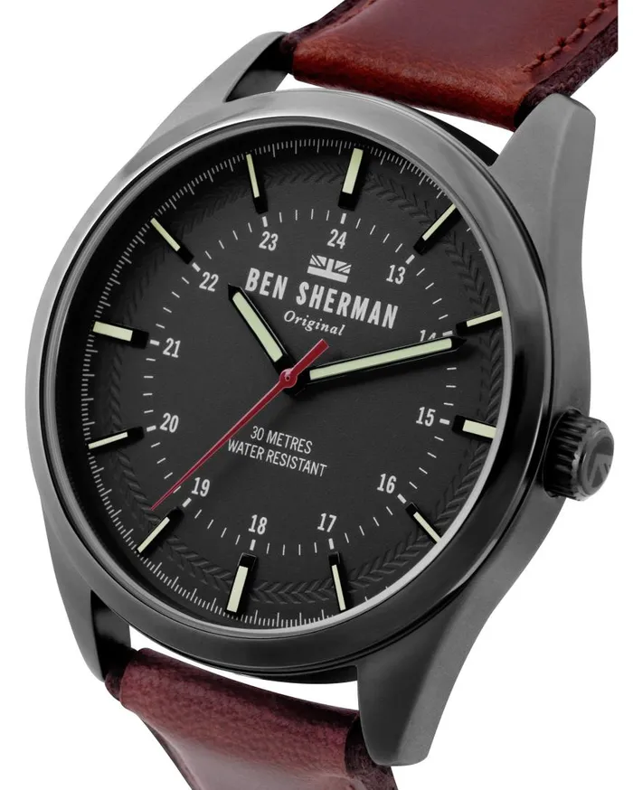 Ben Sherman Watches Men Spitalfields Outdoor Watch 8211 BrownGreyGun