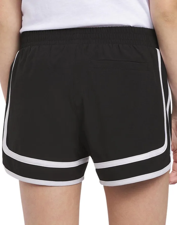 Big GirlS Varsity Woven Shorts 35034 Black Kids Champion Shorts