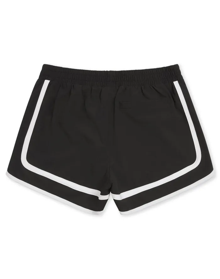 Big GirlS Varsity Woven Shorts 35034 Black Kids Champion Shorts