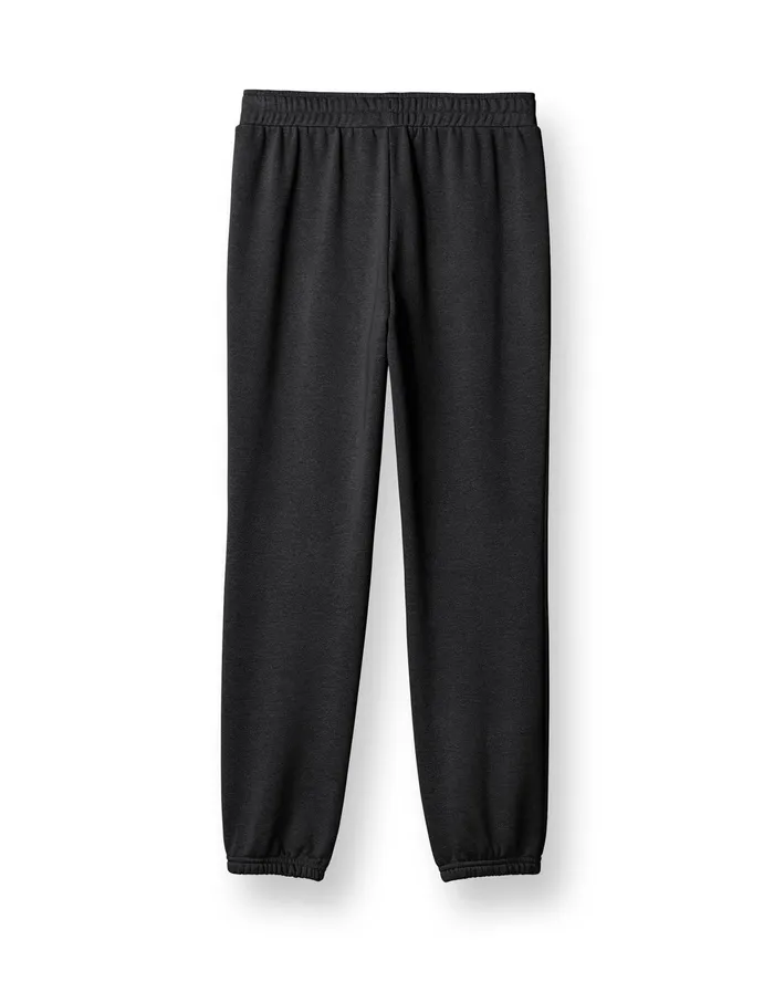 Big Girls039 French Terry Joggers Rainbow Script 24034 Black Kids Champion Pants and Leggings