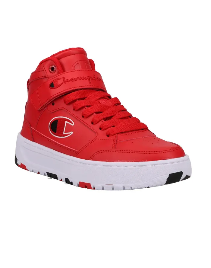 Big Kids039 Drome Hi ScarletWhiteBlack Scarletwhiteblack Kids Champion Court