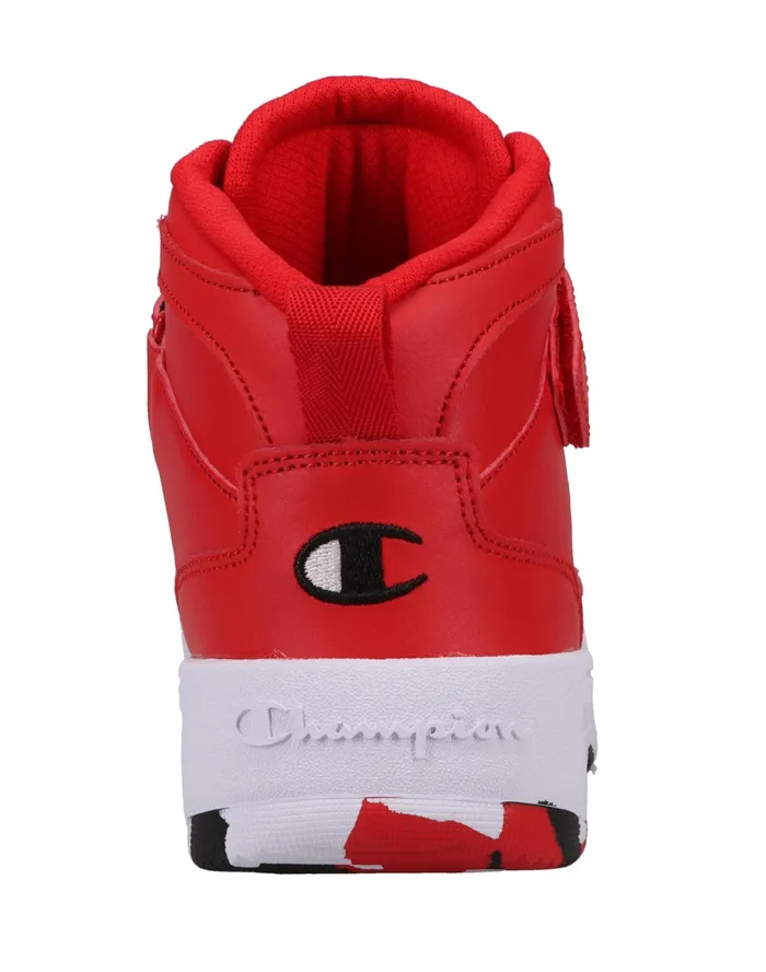 Big Kids039 Drome Hi ScarletWhiteBlack Scarletwhiteblack Kids Champion Court
